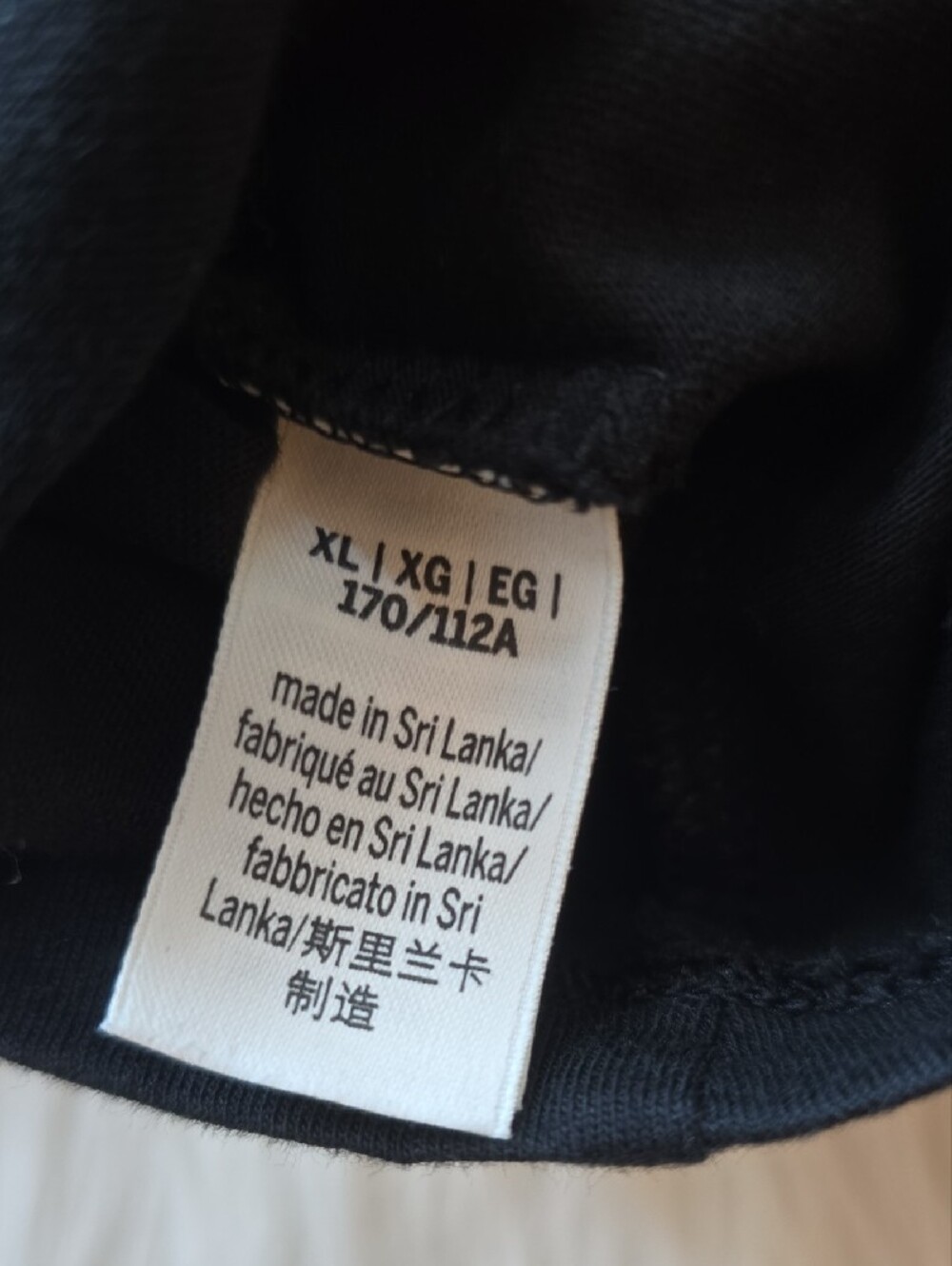 PINK Victoria's Secret Black Cropped Boatneck Tee SIZE XL - Picture 5 of 6